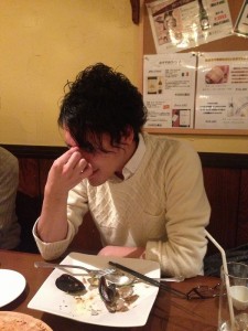 スピーチ　考える人